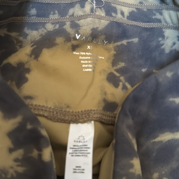 EUC Varley Let's Go Pocket Legging in Flaxen Tie Dye Size XS - Picture 7 of 7